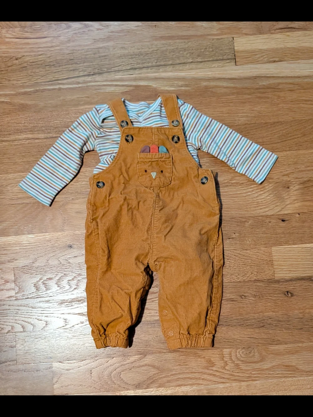 Carter's 3 Month Turkey Overalls